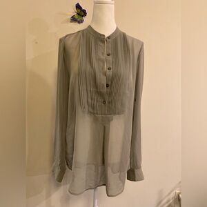 Banana Republic Elegant Gray Women's Top size Medium
